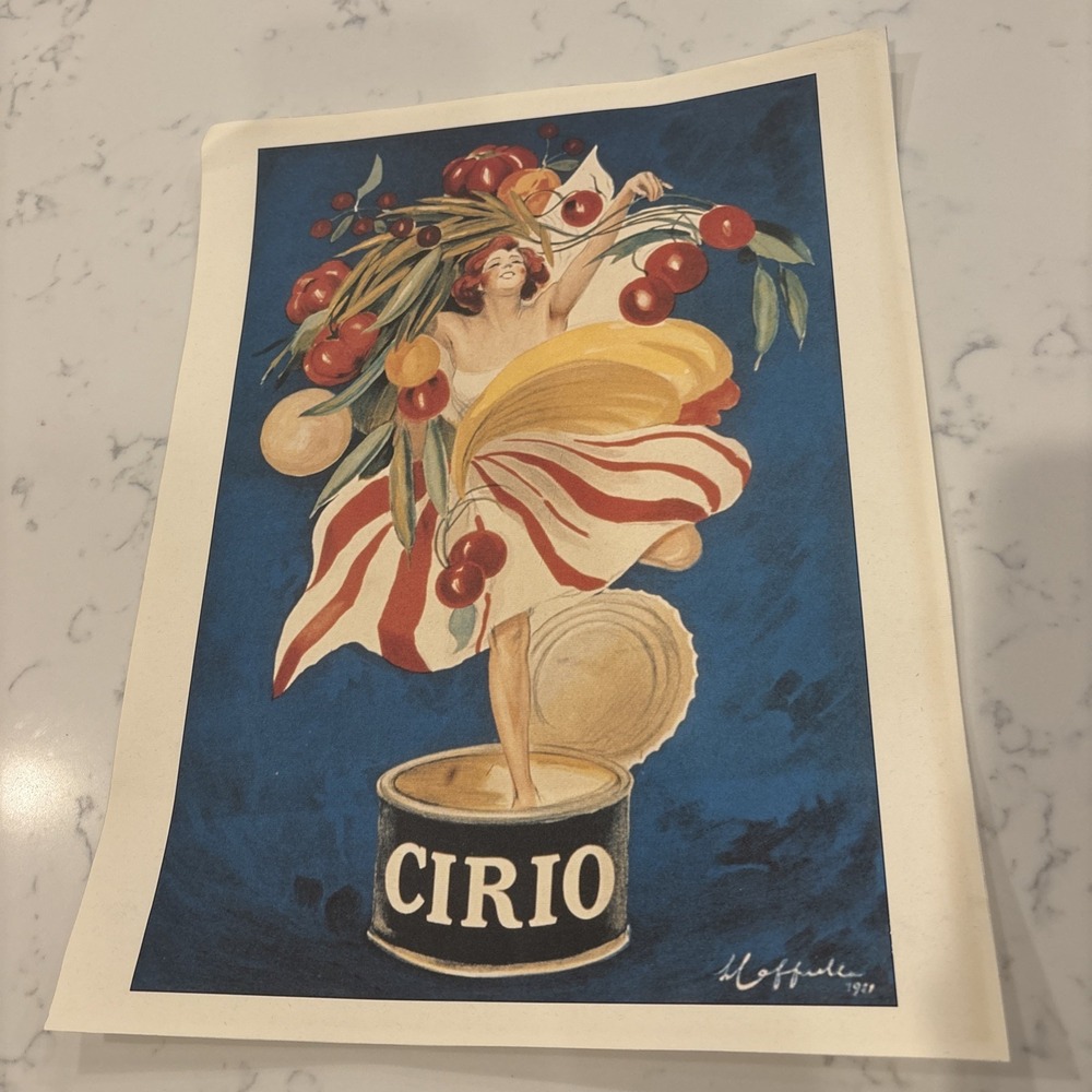 Cirio by Leonetto Cappiello Art Print Vintage Italian Food Poster Print 11x14